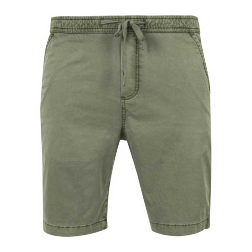 Urban Classics - Stretch Twill Jogging Pantalon court - Vert